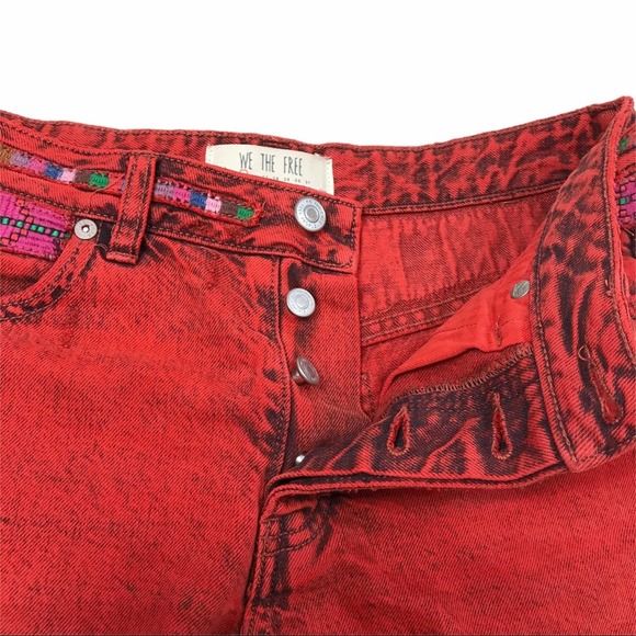 We The Free Sunbreak Cut Off Embellished Shorts - Picture 5 of 9